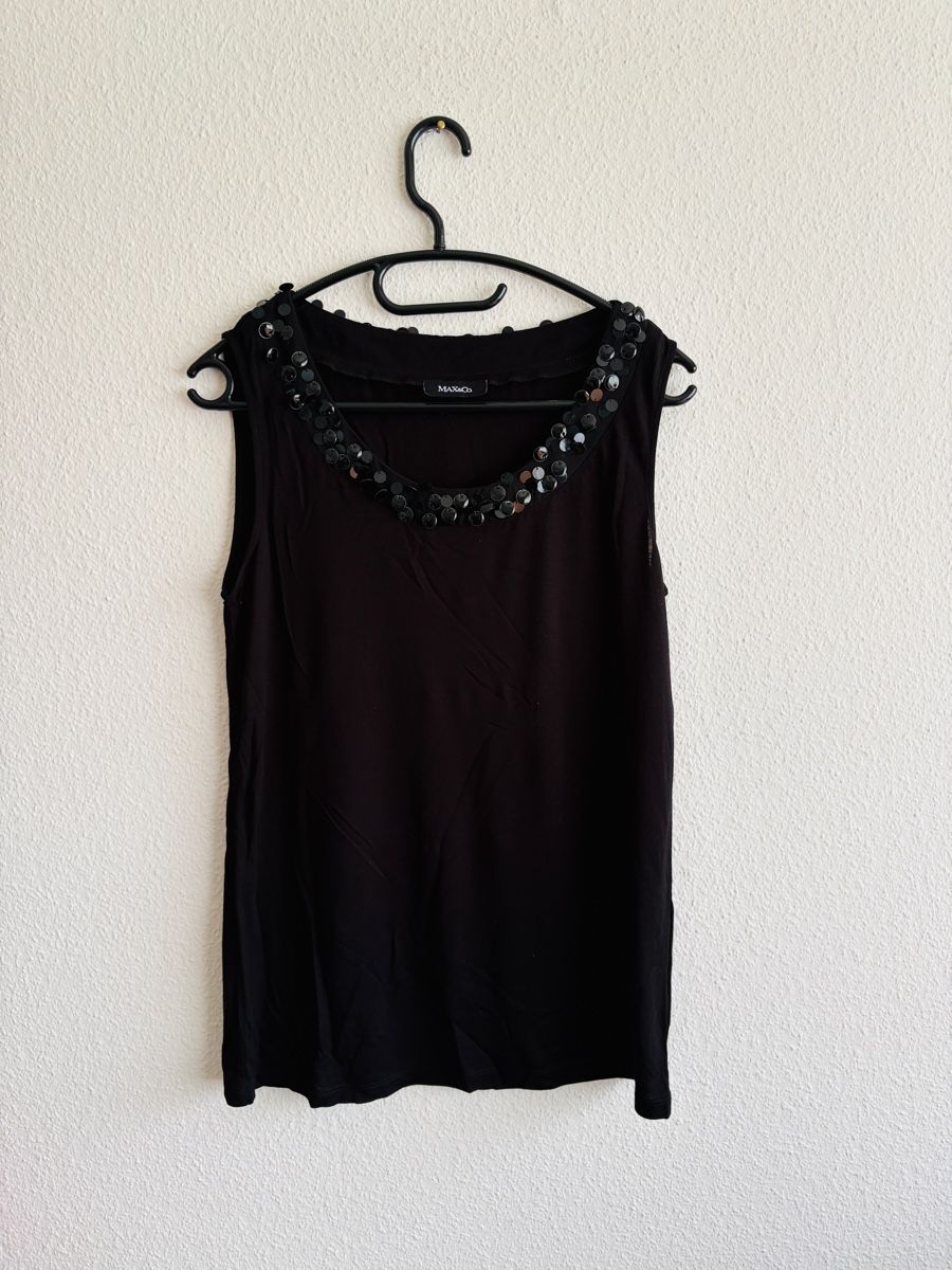 Max Mara Top: Max&Co Top, schwarz, Grösse M – Nuovo (secondo la descrizione) da Oberengstringen venduto da Marling