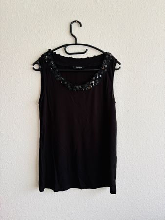 Max&Co Top, schwarz, Grösse M