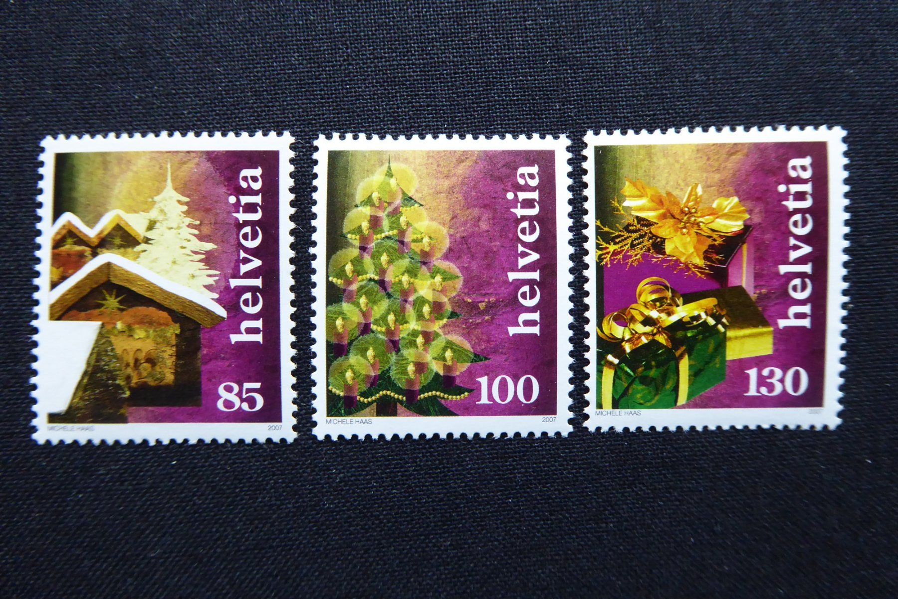 Alle Briefmarken: (t892) 2007: Zst.Nr. 1254 - 1256 ** – Neu (gemäss Beschreibung) aus Basel von scholle50