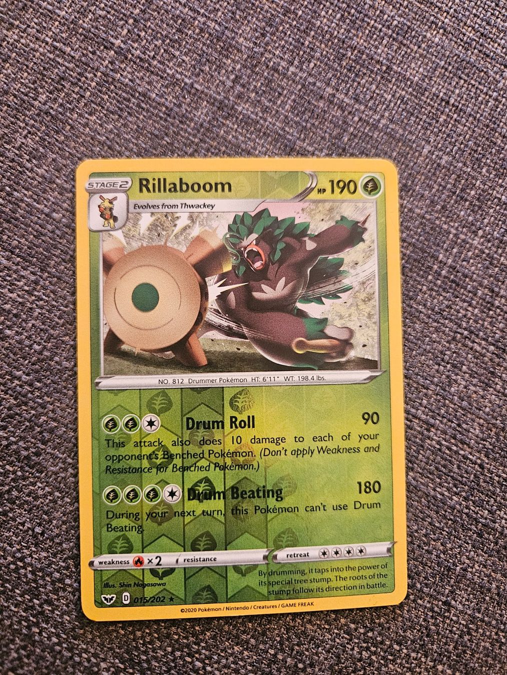 Pokémon Sammelbilder & Trading cards: Rillaboom – Gebraucht aus Wernetshausen von hollsand