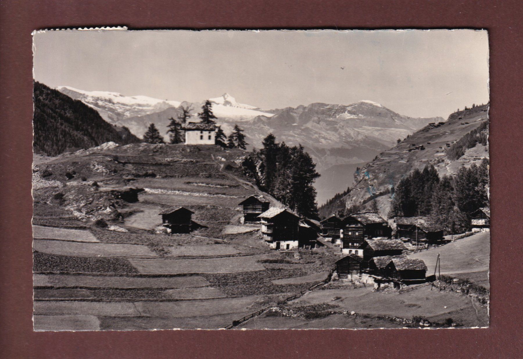 Cartoline postali: LA SAGE - St. Christophe - 1953 – Usato da Pully venduto da nicecards