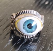Silberring 925 mit Auge - ca. 11.5 gr. - Gr. 53-54