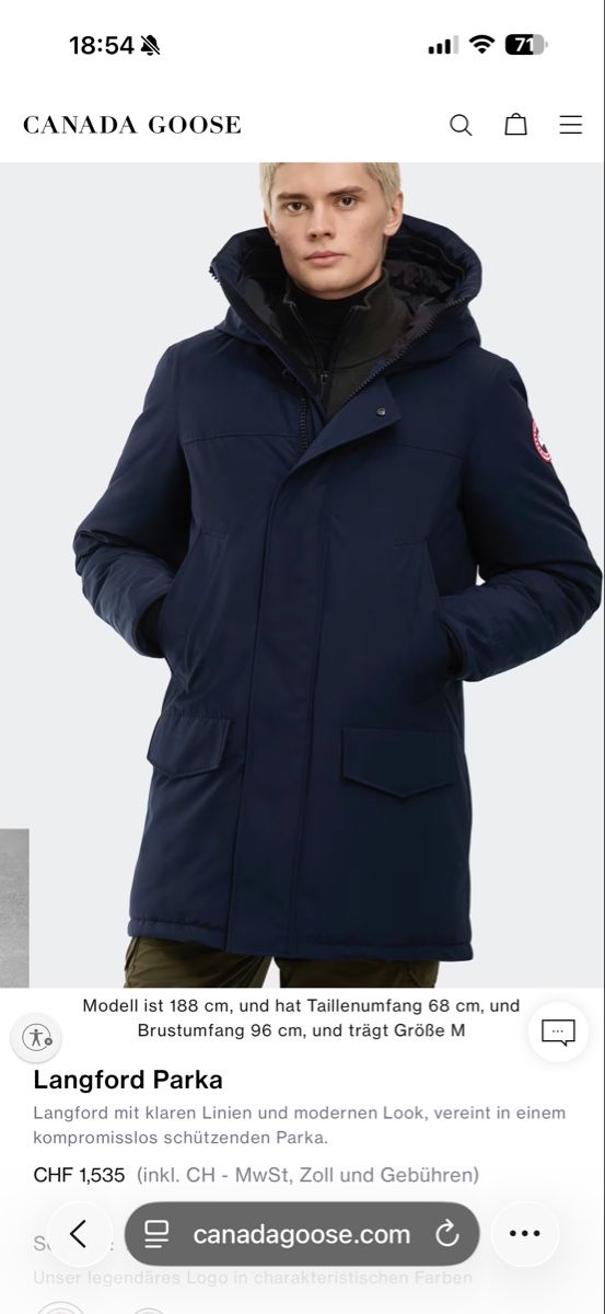 Canada Goose Giacche: CANADA GOOSE - Langford Parka – Nuovo (secondo la descrizione) da Mühlethurnen venduto da Aendu1984 2
