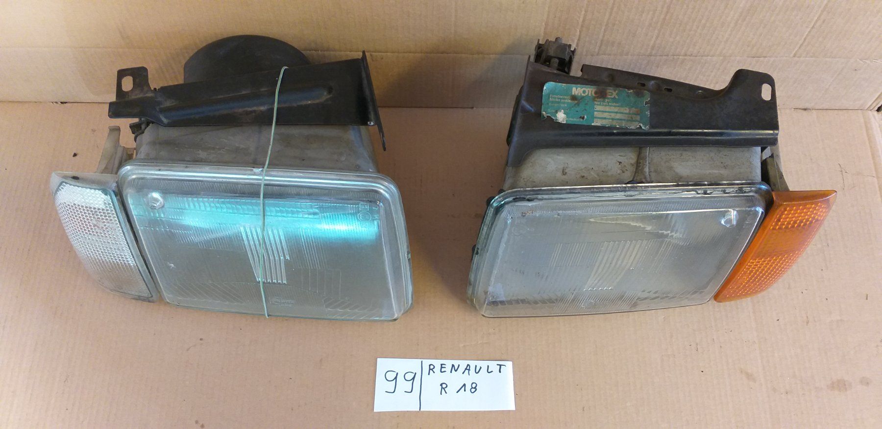 Fari: RENAULT  R18  OLDTIMER  PHARES  /  SCHEINWERFER – Usato da cortébert venduto da rlv 1