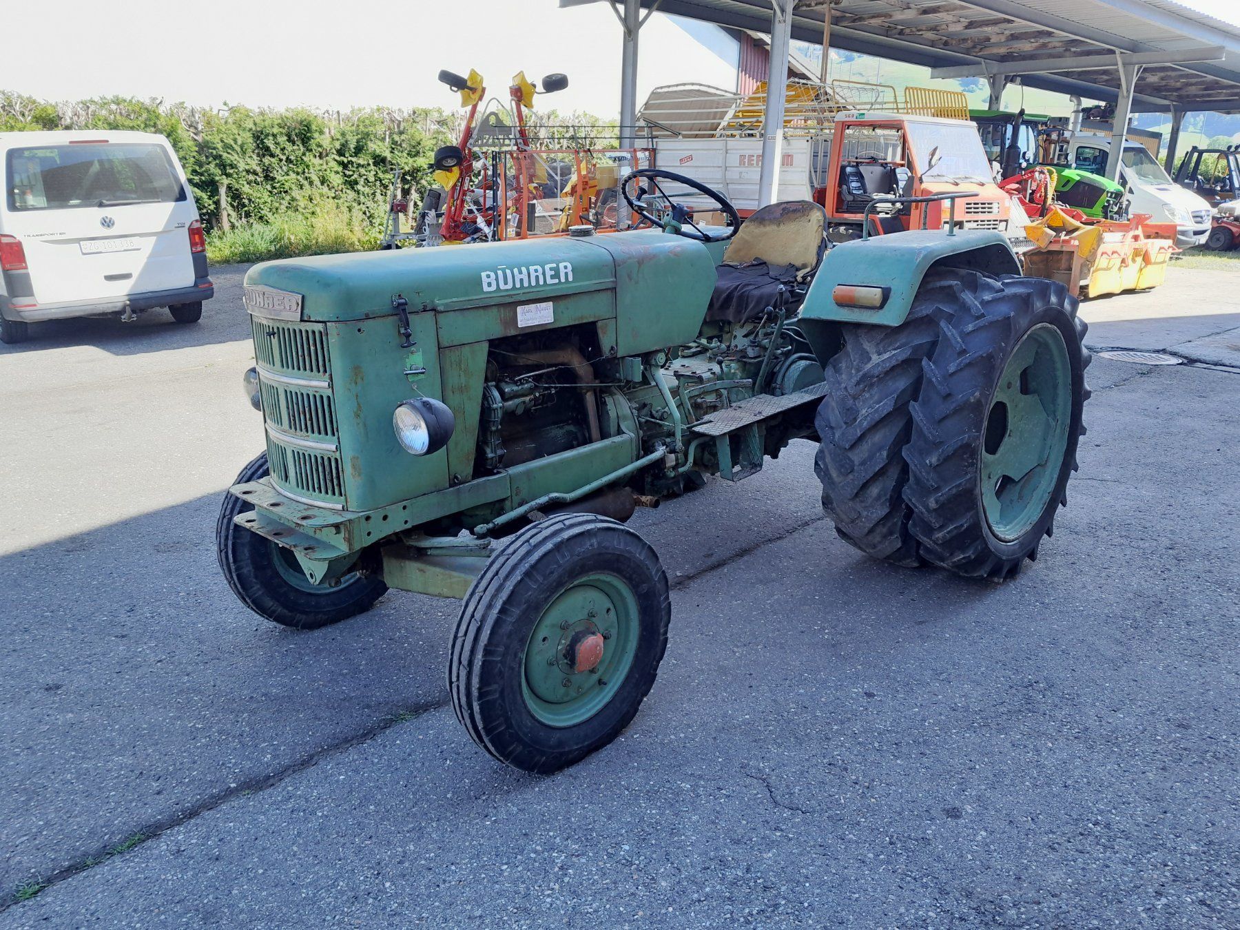 Bührer Trattori: Traktor Bührer OP 17 – Difettoso da Menzingen venduto da Staub-Landtechnik 1