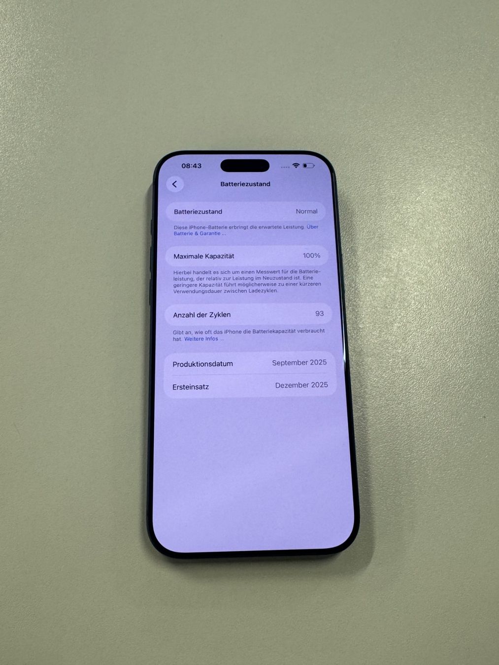 Apple Portables: Apple iPhone 17 Pro Max, 256GB – D'occasion à Hombrechtikon par SPS-Liquidationen 2