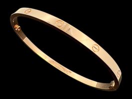 Cartier Love Armreif kl. Modell 18k RG Gr 18 Fullset *S2396