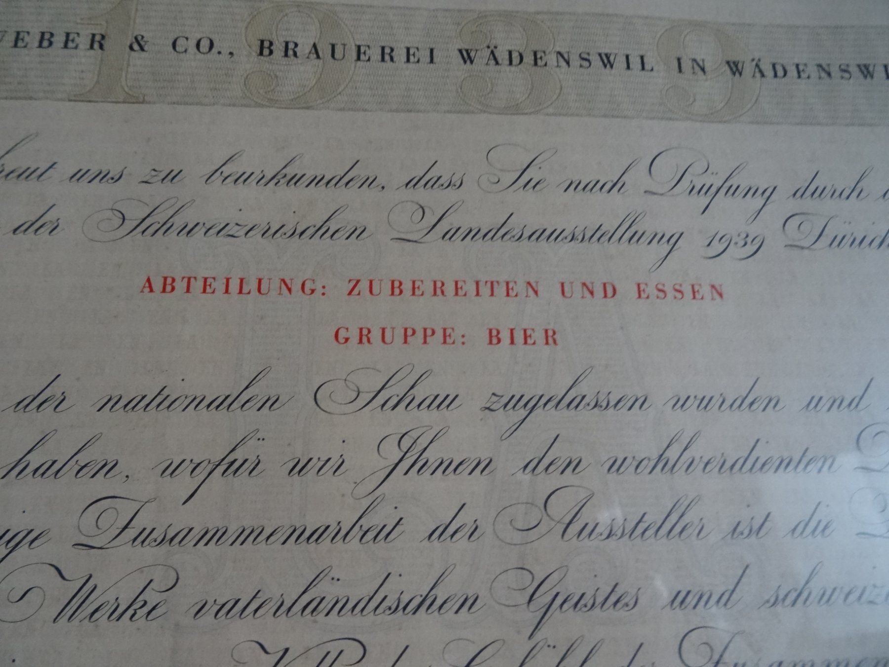 Documenti: Schweizer Zeitdokument der Landi 1939 – Usato da Lupfig venduto da Hubi64 2