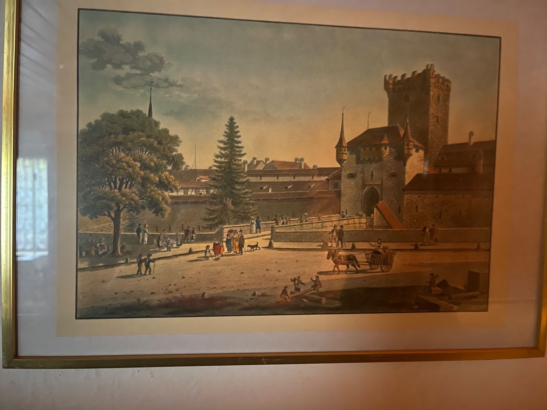 Spannende Alte Bilder Mit Goldrahmen Bilder