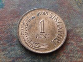 SINGAPOUR  1  Cent  1980