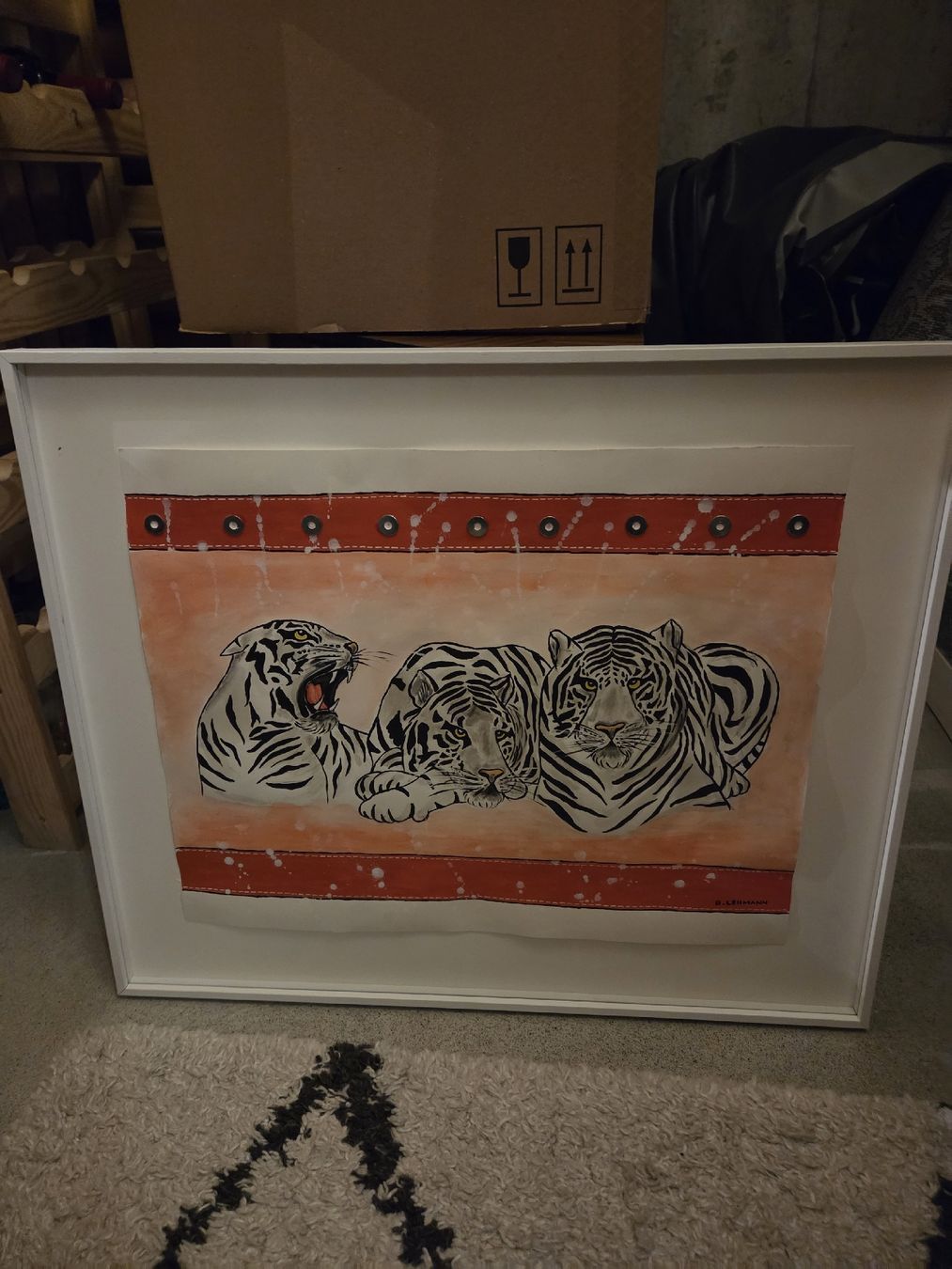 Tableaux: Tiger Bild eingerahmt – Neuf (Voir description) à Riniken par widmersteffi