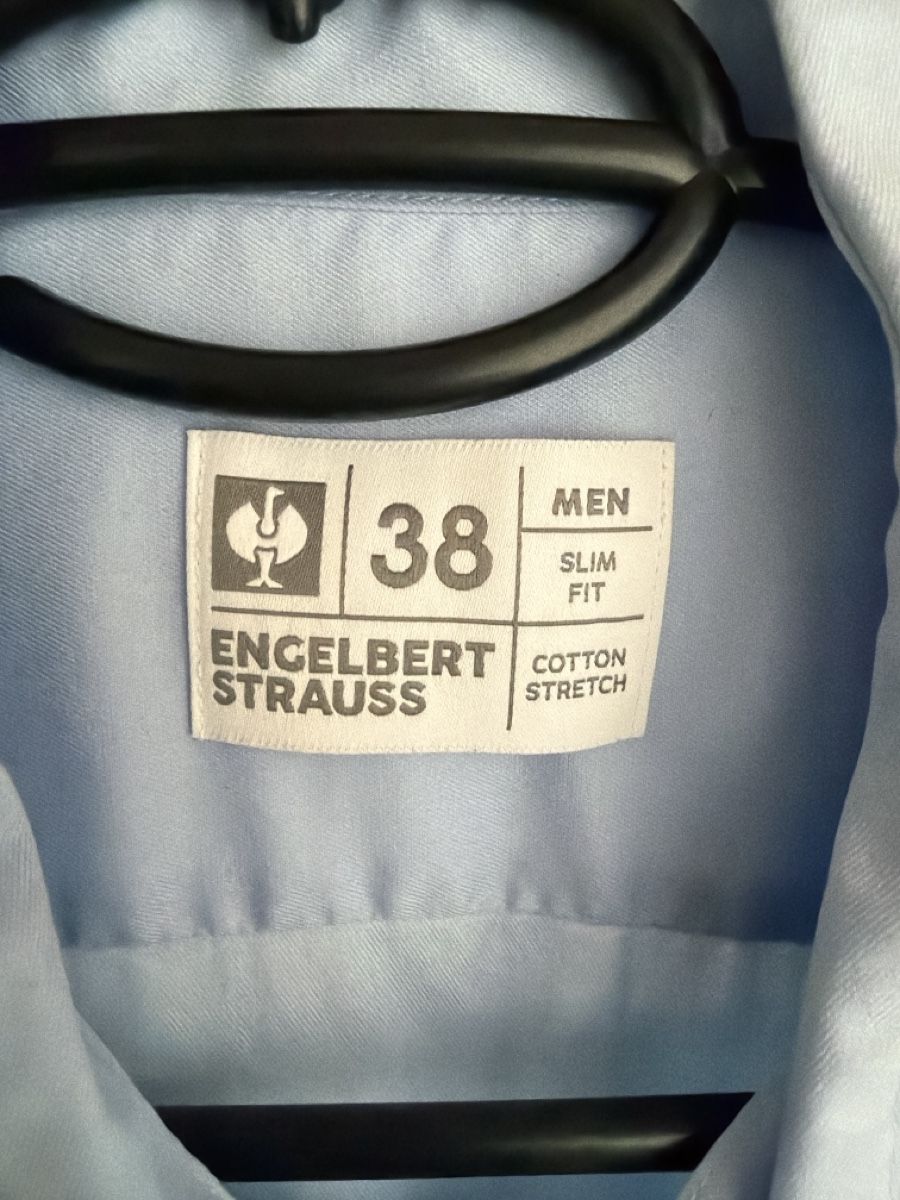 Camicie: Engelbert Strauss Hemd, hellblau, Gr. 38, Slim Fit – Usato da Känerkinden venduto da melbaumg 2