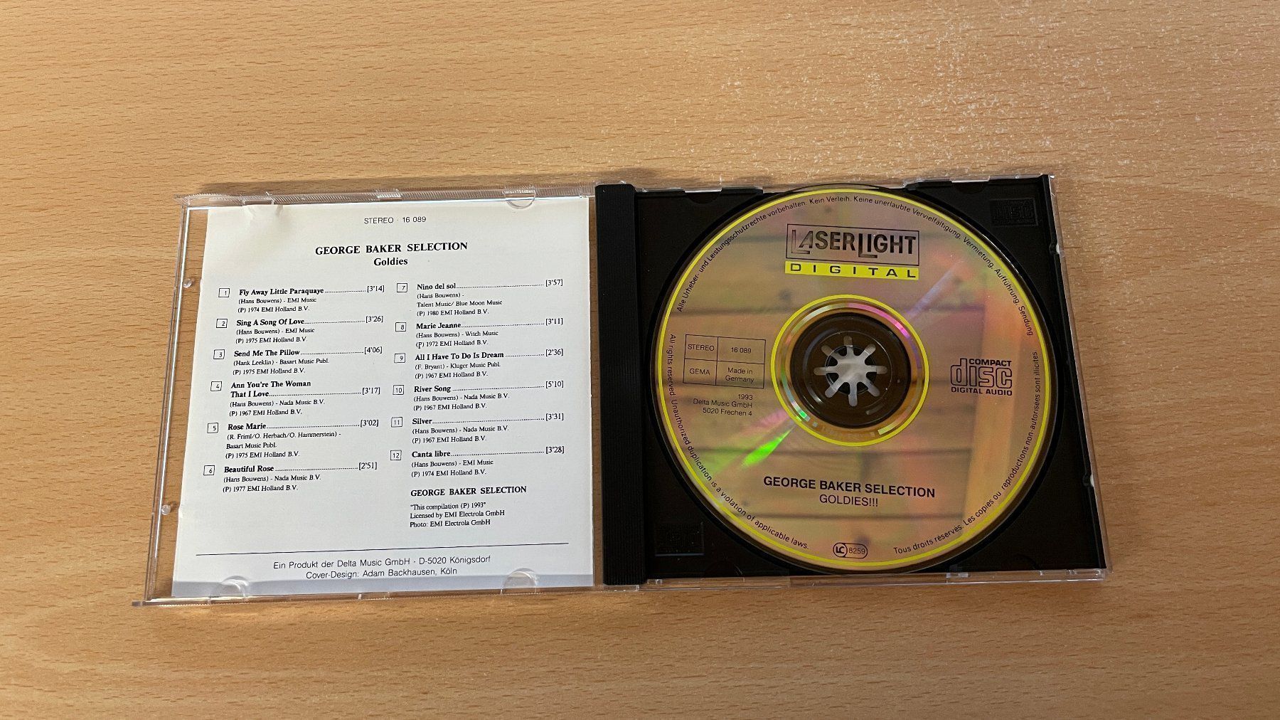 CD: George Baker Selection - Goldies - ok – Usato da Glattfelden venduto da cybermaxx 2