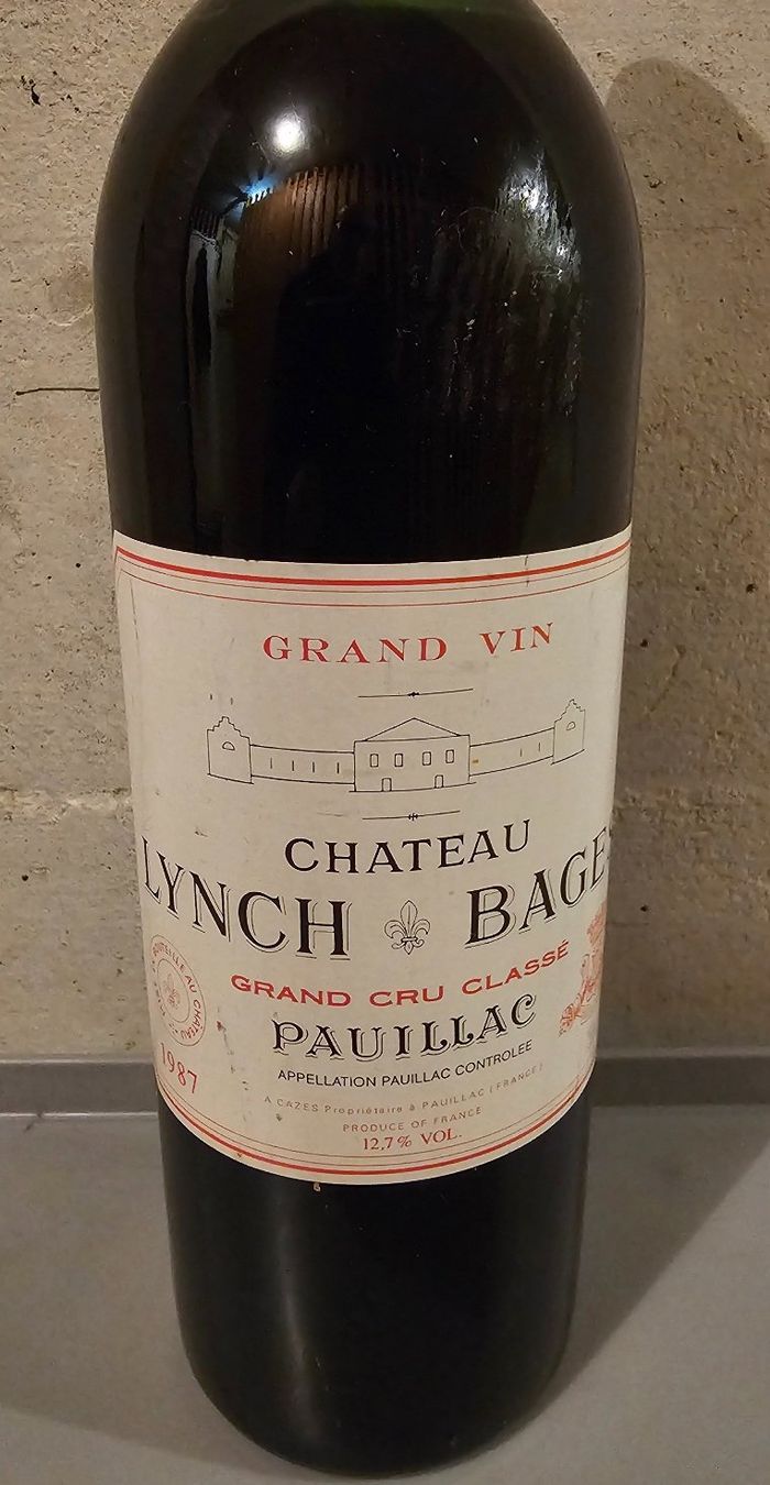 Lynch Bages Wein: Château Lynch bages 1987 – Neu (gemäss Beschreibung) aus Marin-Epagnier von Jek2074 1