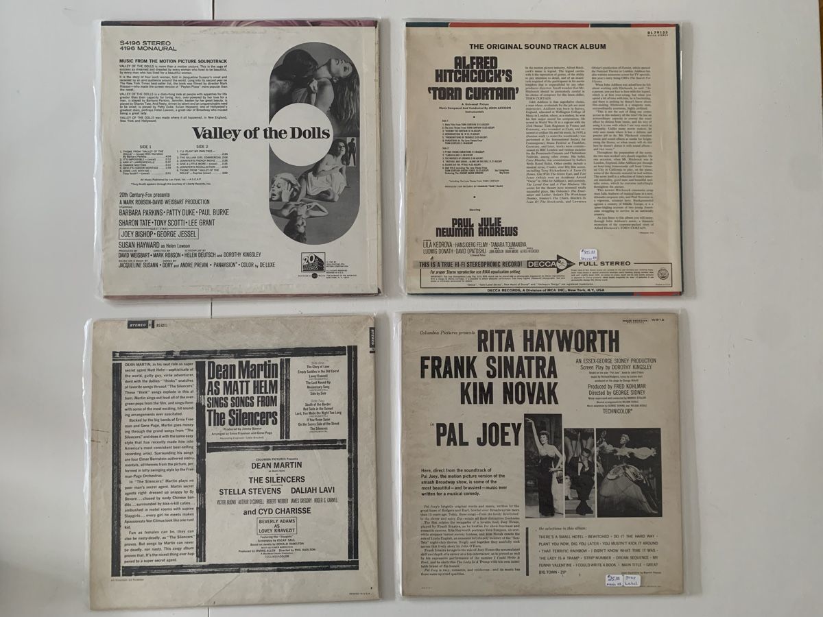 Dischi in vinile: Film Soundtrack Vinyl Bundle – Usato da Zürich venduto da createdindust 1