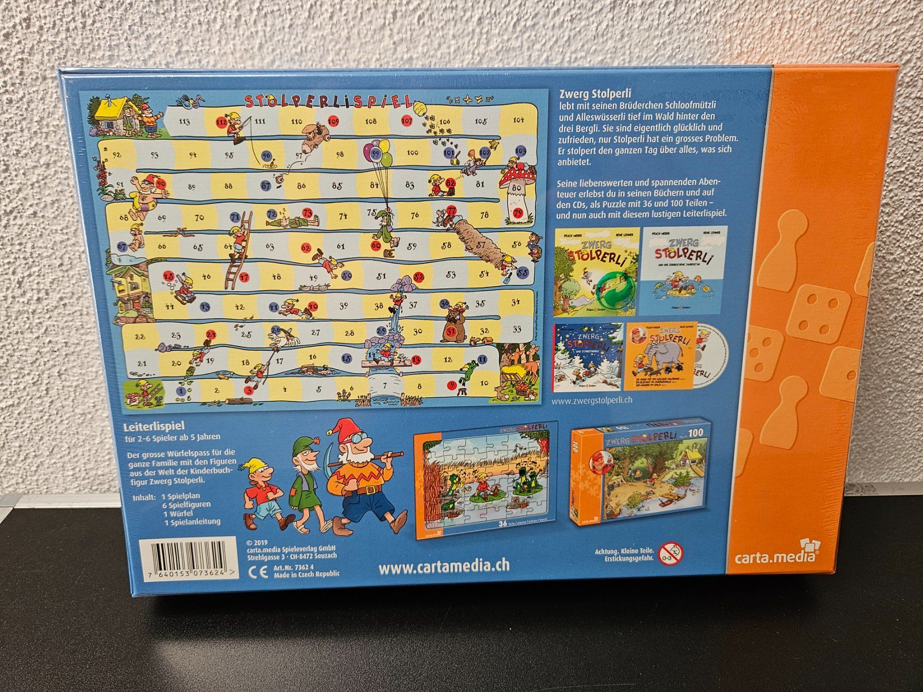 Spiele: Neu - carta.media - Stolperlispiel Peach Weber – Neu und originalverpackt aus Dagmersellen von Jarsetz_Restposten 1