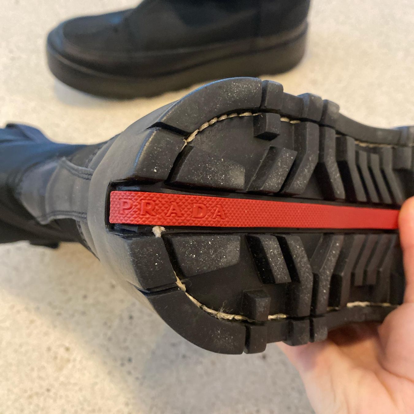 Prada Scarpe da uomo: Prada Übergangsstiefel, Schwarz, Grösse 37 – Usato da Au SG venduto da hac_sn68 3