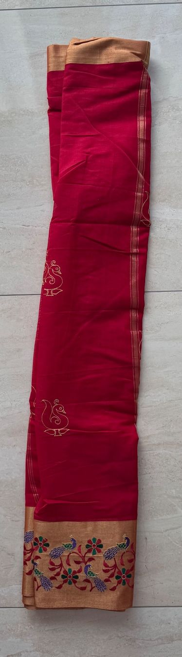 Vestiti: indischer/tamilischer Sari rot – Nuovo (secondo la descrizione) da Wichtrach venduto da Alyasahana 4