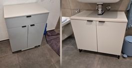 Badezimmermöbel zweiteilig (Micasa Mailo)