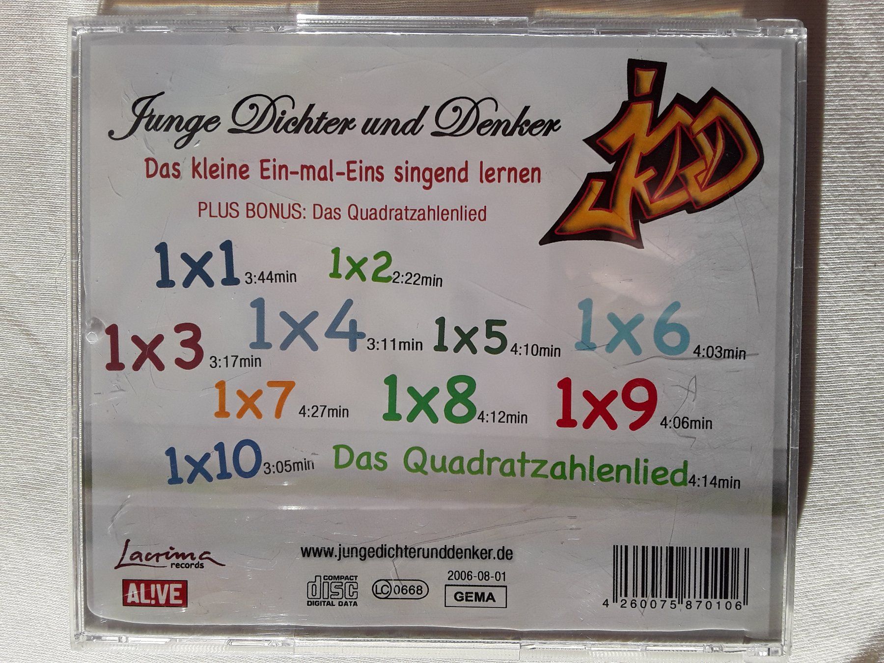 CD: Das kleine Ein-mal-Eins singend lernen – Usato da Wattwil venduto da tannenmeise73 1