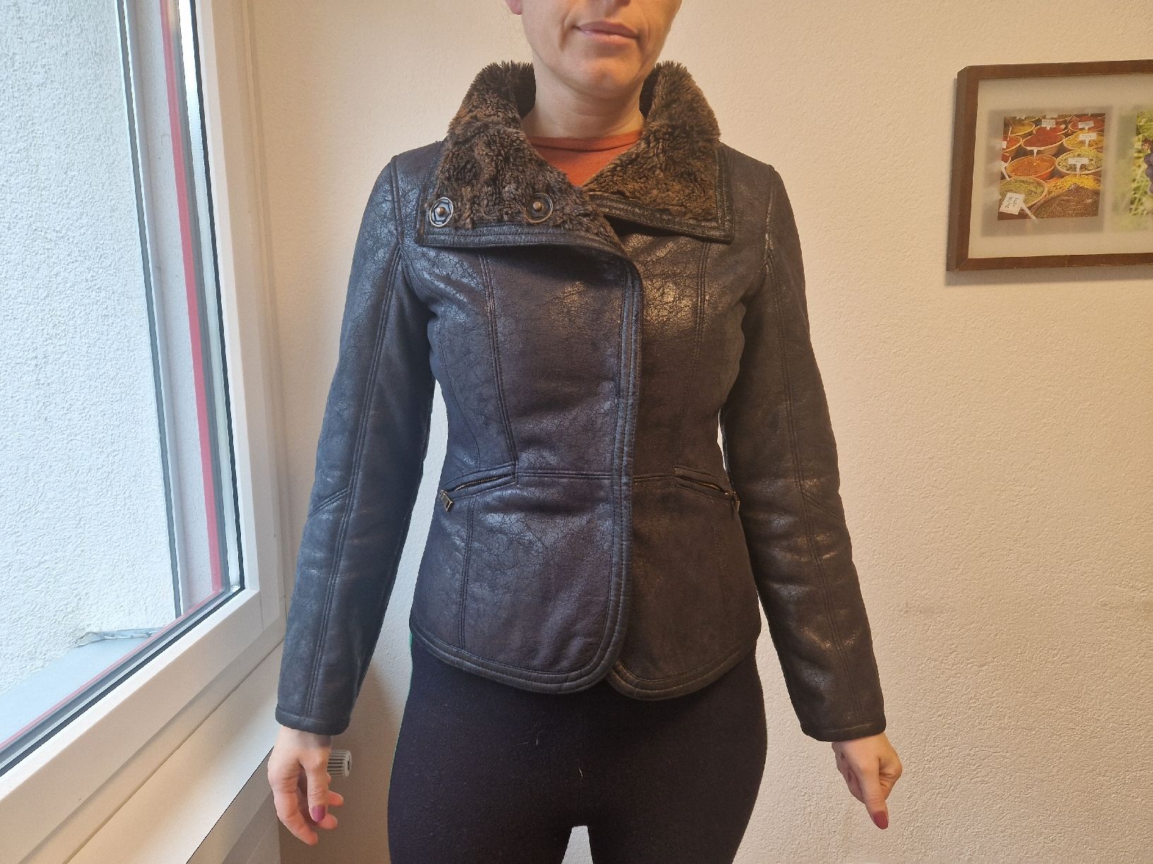 Armani Giacche: Armani Lederjacke mit Pelzfutter – Usato da Wettingen venduto da mor_76q7 1