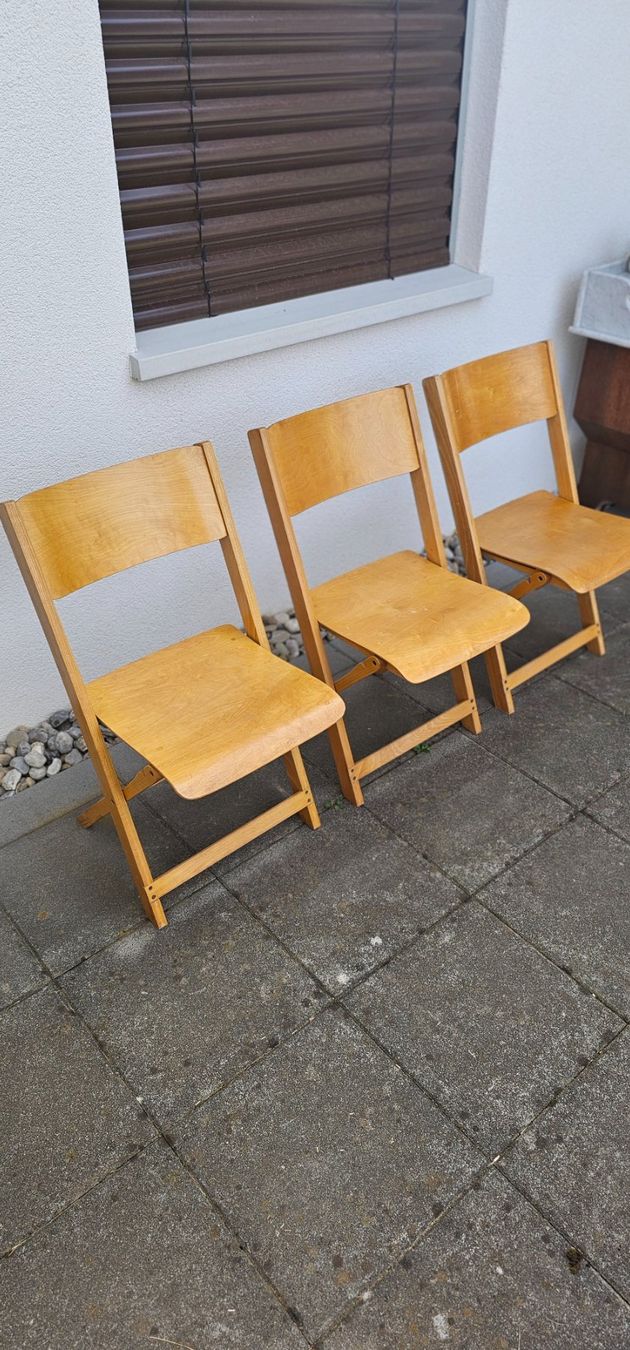 Horgen Glarus Stühle: 6 Klappstühle 30iger Horgen Glarus – Gebraucht aus Eggiwil von Besu2 3