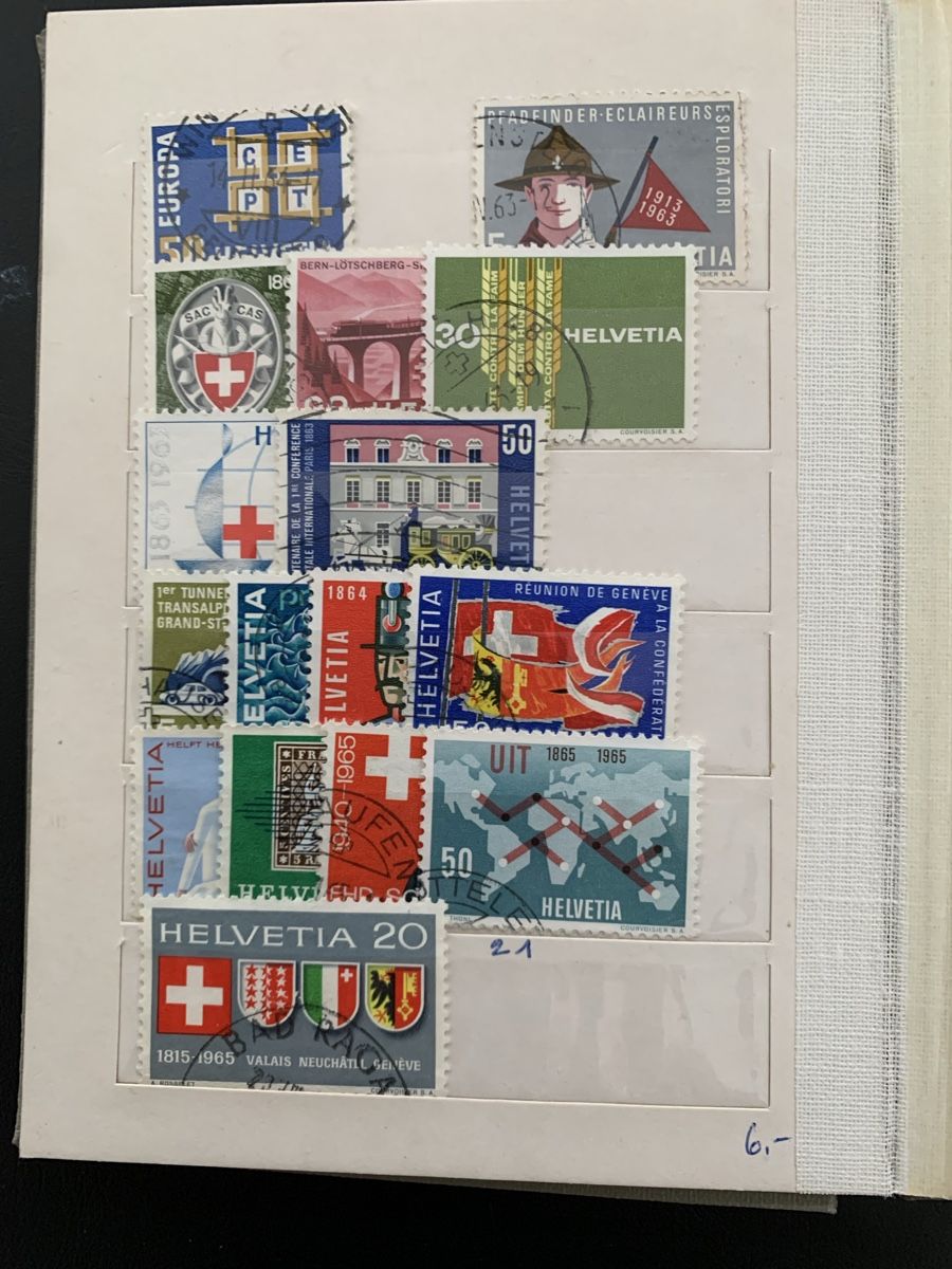 Tutti i francobolli: Schweizer Briefmarken – Usato da Galgenen venduto da Waldliesel 6