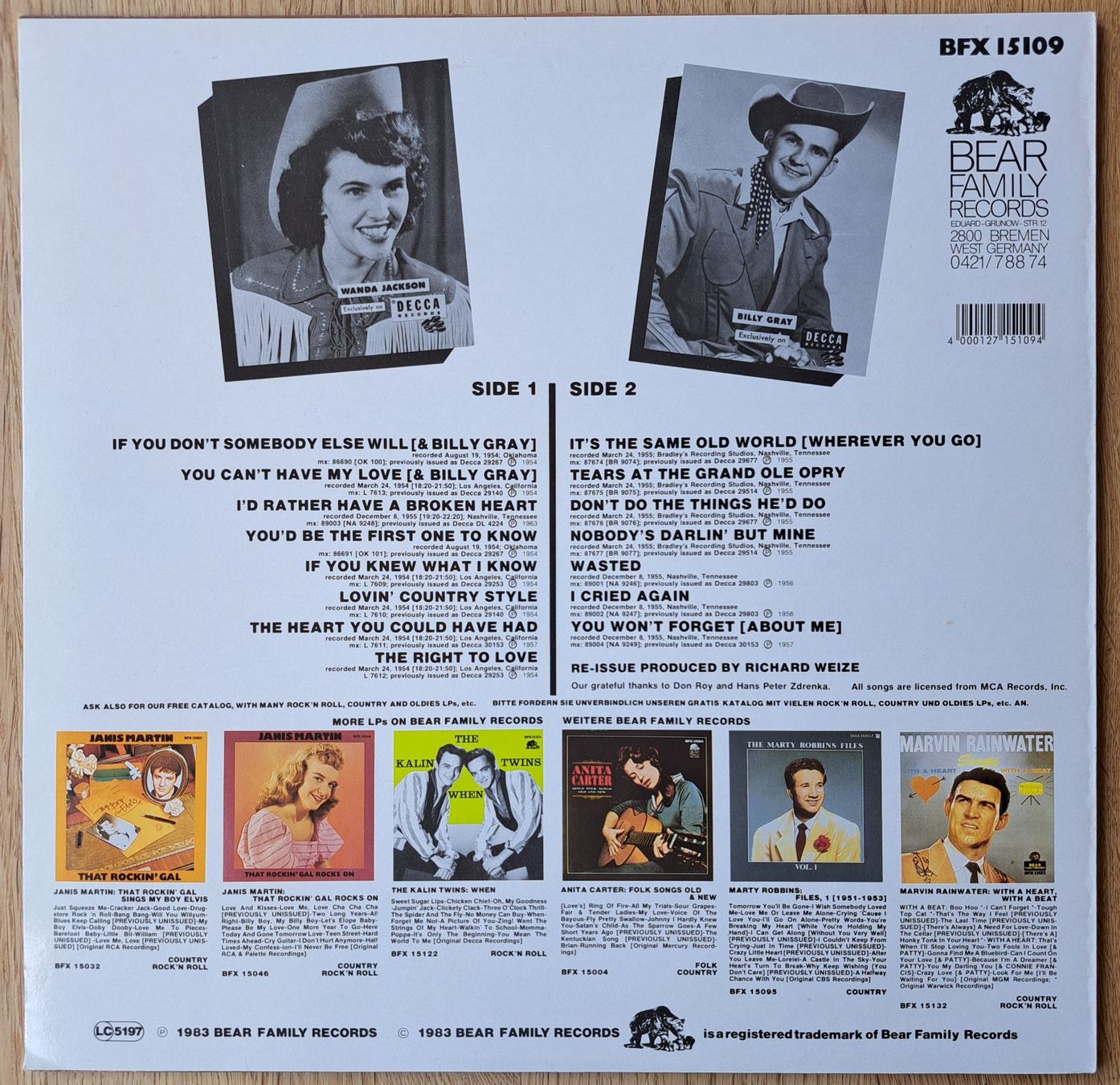 Dischi in vinile: Wanda Jackson - Early Wanda Jackson – Usato da Meggen venduto da Ricardokoch 1