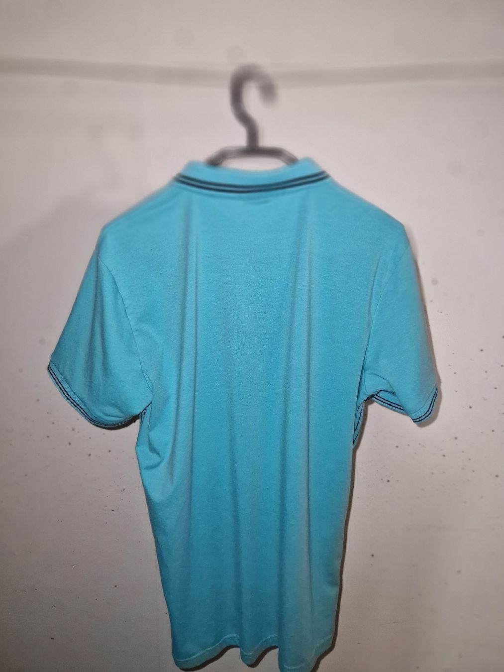 Magliette Polo: British Denim Zip-Polohemd, Gr. M, neuwertig, hellblau – Nuovo (secondo la descrizione) da Berikon venduto da Wiederverwender2024 2