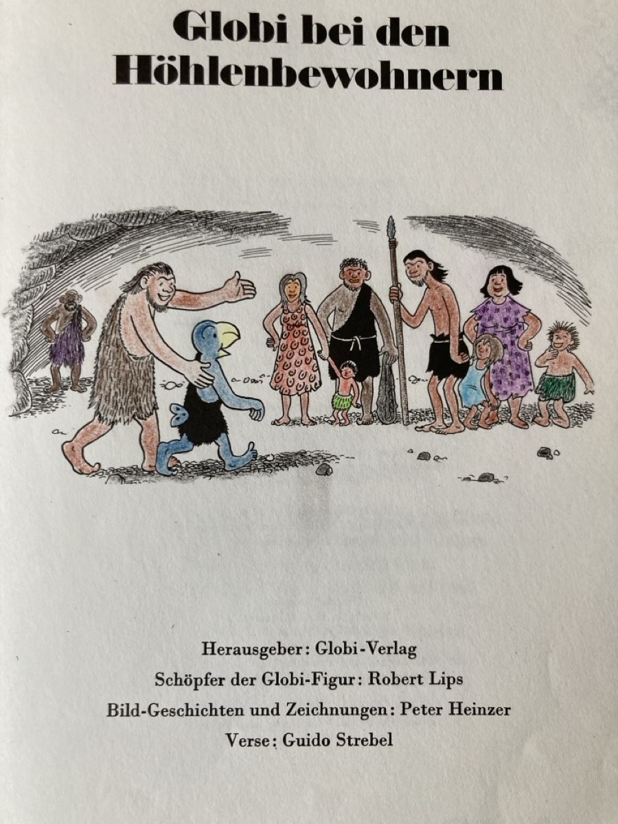 Fumetti: Globi  bei den Höhlenbewohnern, Comic, Original-Ausgabe – Usato da Schüpfheim venduto da Seerose80 2