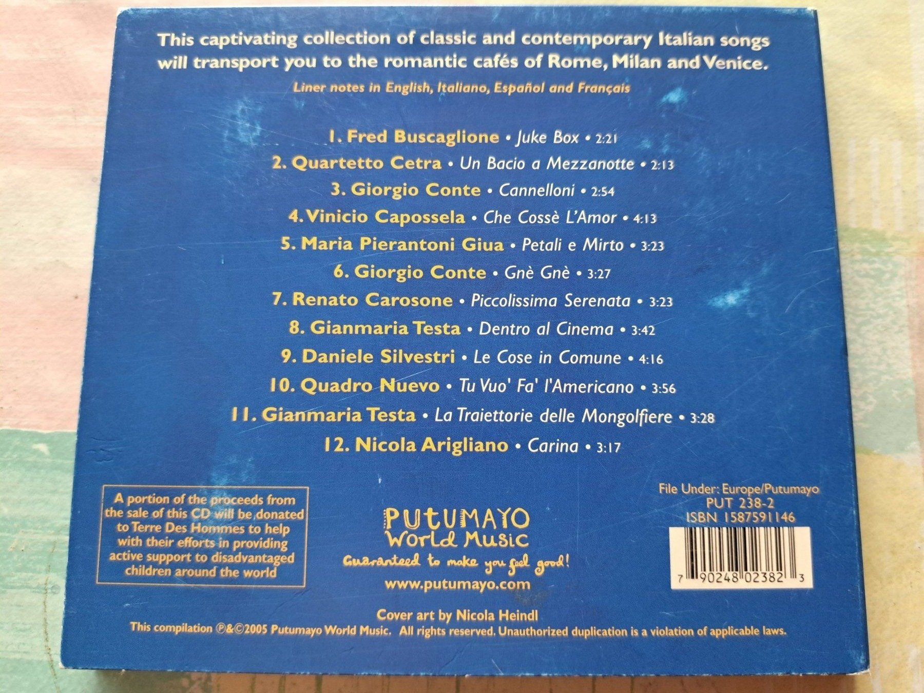 CD: CD Putumayo Italian Café  – Usato da Pully venduto da bro_n52j 1