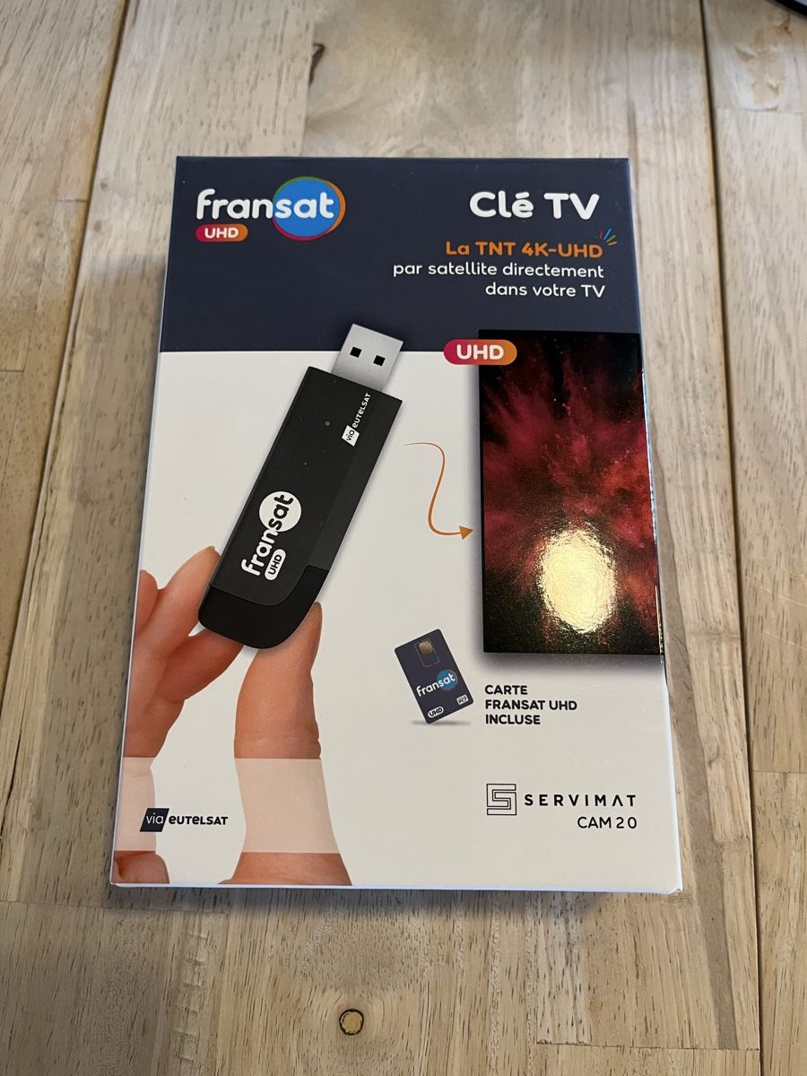 Technique de radiocom: Fransat Clé TV 2.0 4K UHD neuve – Neuf avec emballage d'origine à Savièse par Vaudan88