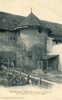 Payerne, Tour dite de Berthe - cachet Bat. CP 13