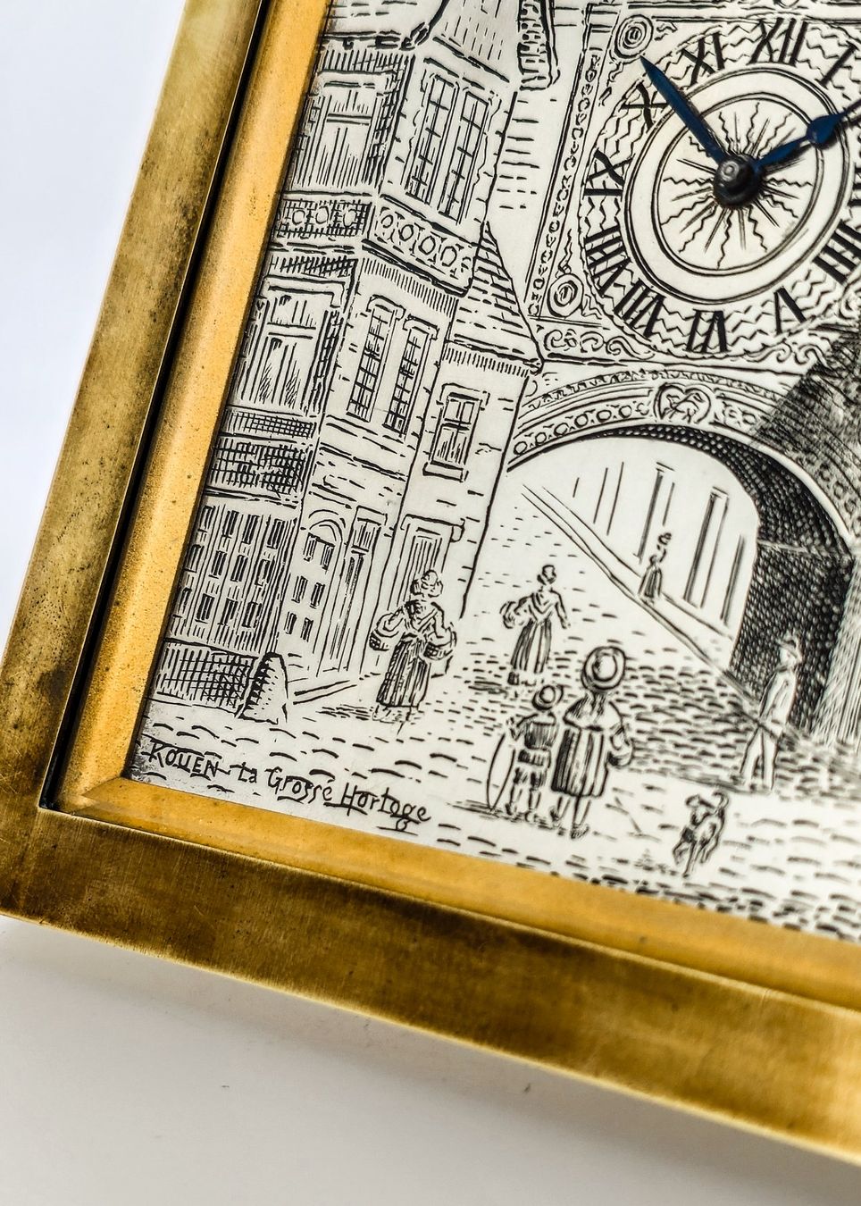 Swiss Uhren: Tischuhr aus Messing mit Berner Turm – Gebraucht aus Lugano von R.Riccardo 6
