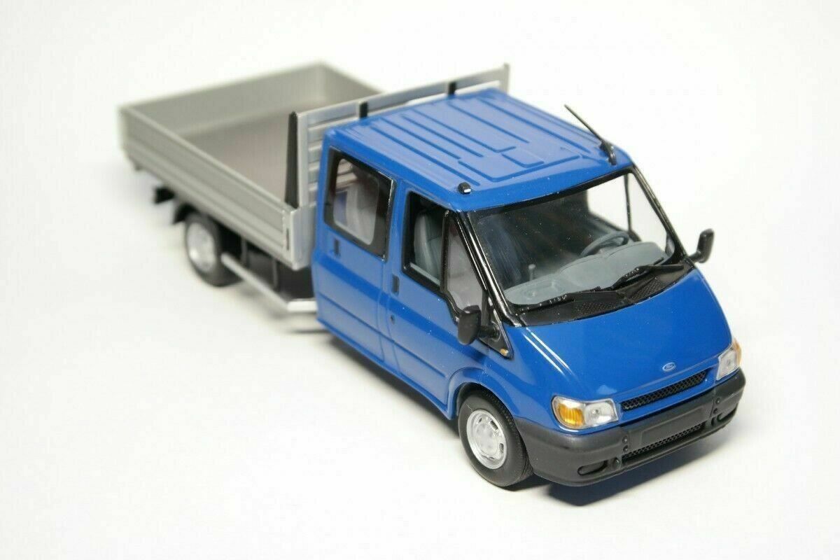 Ford Modellini d'auto: Ford Transit MK V Doppelkabine Pritsche 2000-2005 blau / – Nuovo e nell'imballaggio originale da Gerlafingen venduto da espero88 6