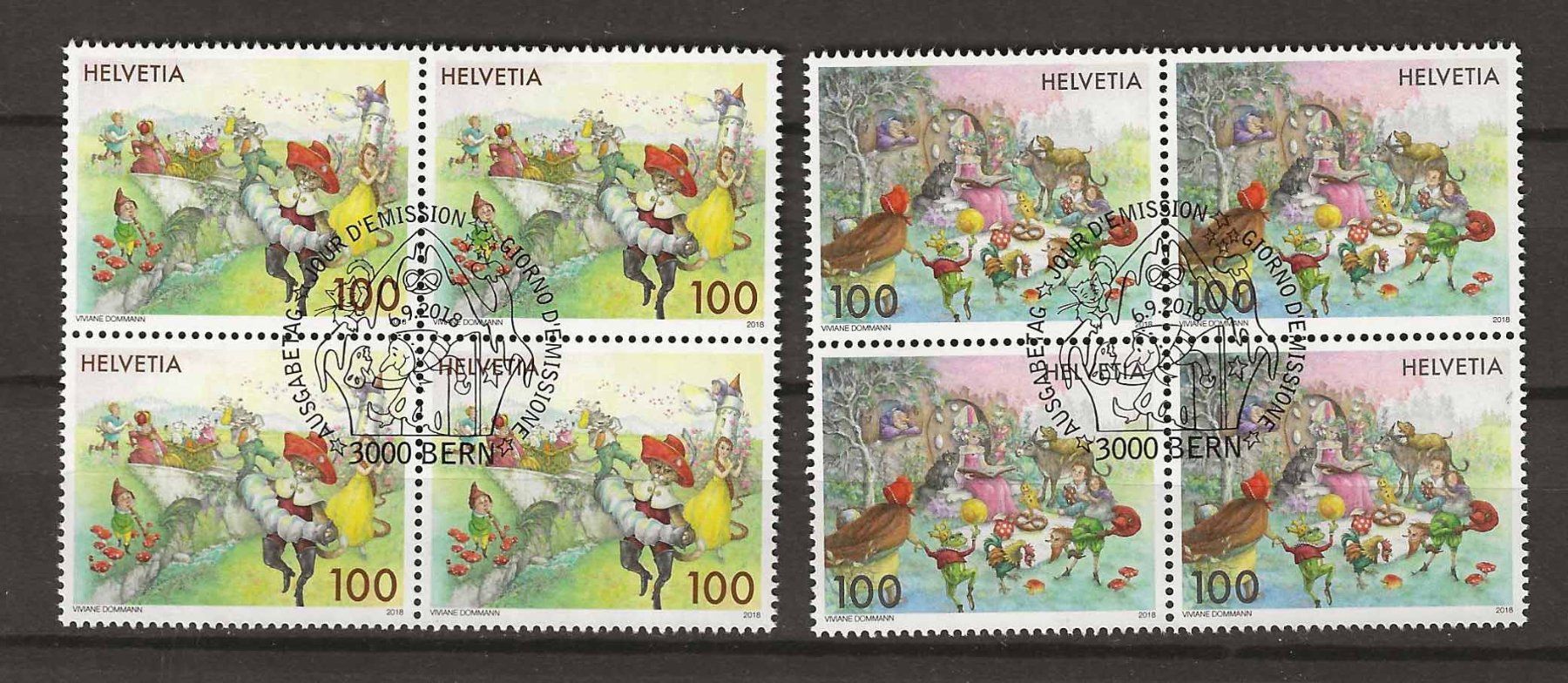 Tutti i francobolli: B1684 - Contes de fée  1er j. B4 – Usato da Trélex venduto da Phil_Albert