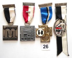 AG Schiessen Zurzach 1966; Brugg 1527-1977, Frick 1980, und