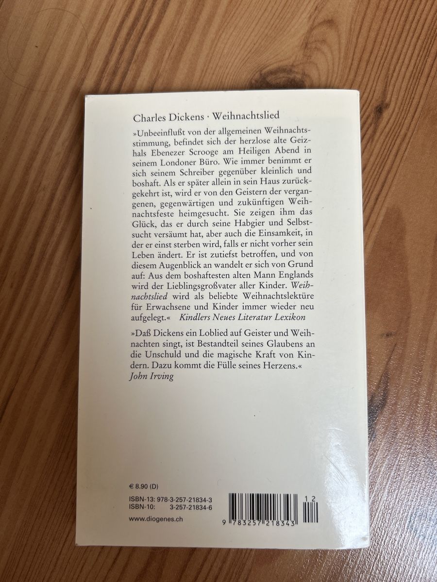 Libri: Buch: Dickens Weihnachtslied - Eine Gespenstergeschichte – Nuovo (secondo la descrizione) da Hausen AG venduto da cele01 2