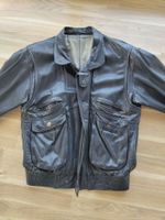 Schwarze Lederjacke (Vintage)