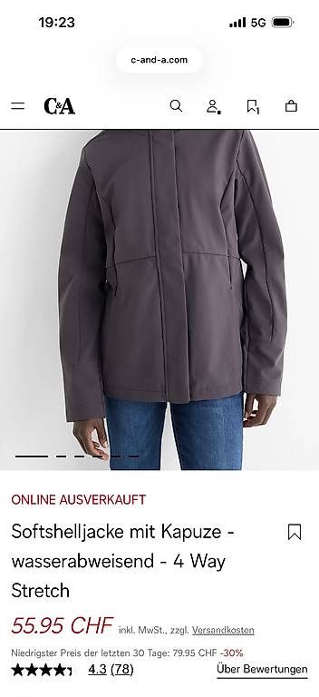 Vestes: Softshelljacke – D'occasion à St. Gallen par Felicitas87 1