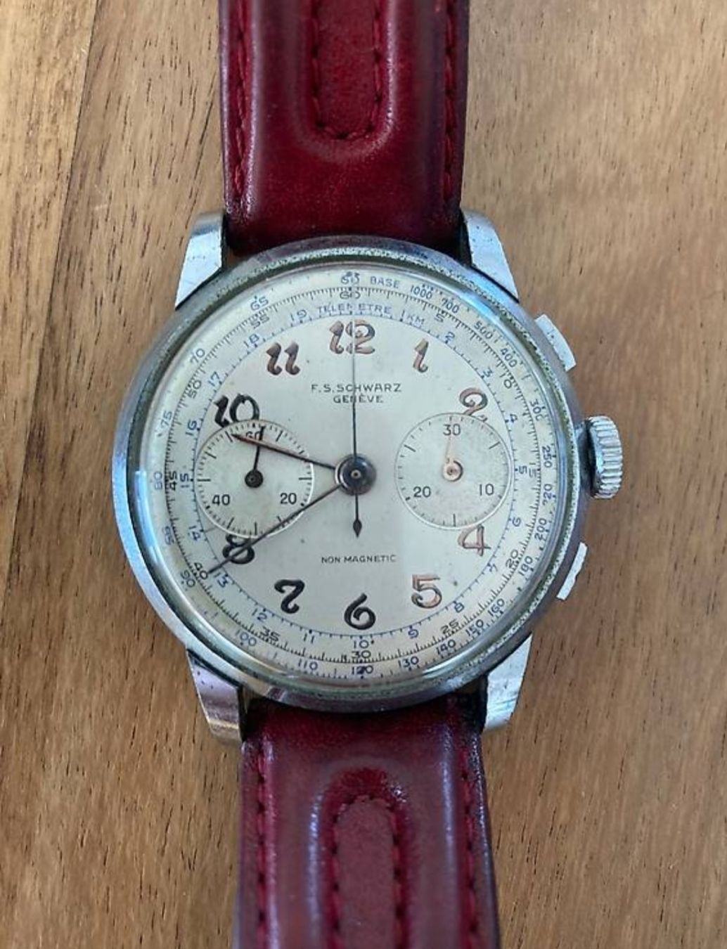 Uhren: Chronometer F.S. Schwarz Geneve 50er Jahre – Gebraucht aus Niederwangen BE von drizabone 3
