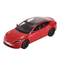 Tesla Model S Modellauto 1/24 rot (weitere Farben verfügbar)