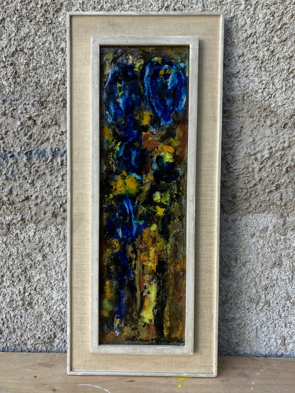 Gemälde: Hinterglasmalerei, von G. Knecht – Gebraucht aus Wetzikon ZH von artefix