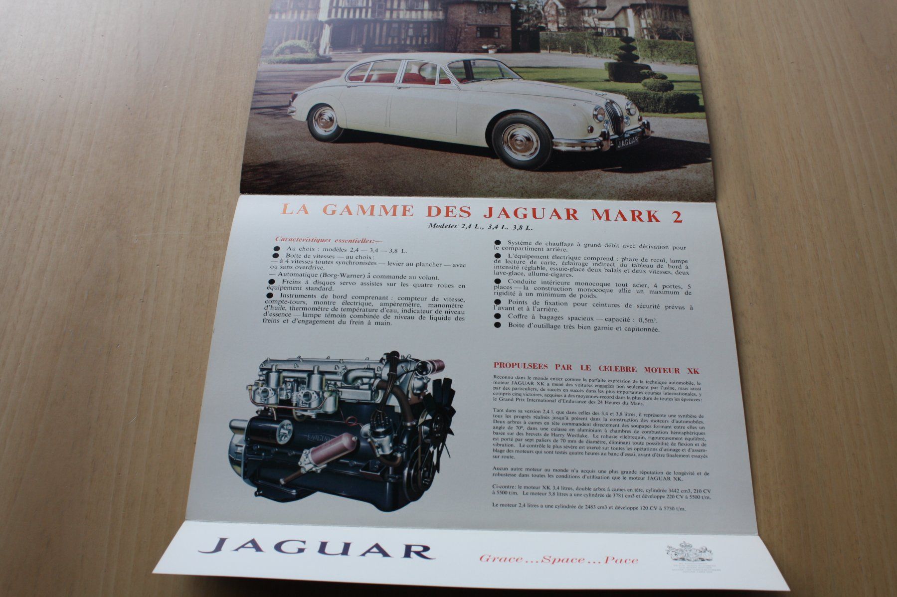 Jaguar Documenti: Jaguar Mark 2 Prospekt Französisch – Usato da Wikon venduto da erwin400 2