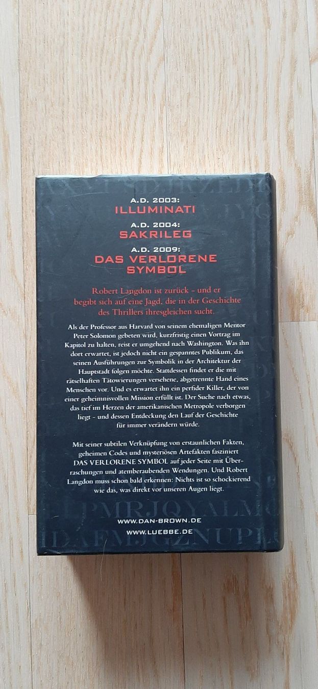 Libri: Dan Brown Das Verlorene Symbol – Usato da Affoltern am Albis venduto da Sabinezc 1