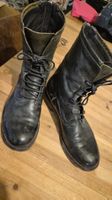 PANTANETTI Schnürstiefel Leder Schwarz Gr 36.