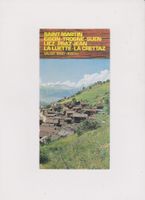 Saint-Martin Valais Suisse brochure vintage touristique