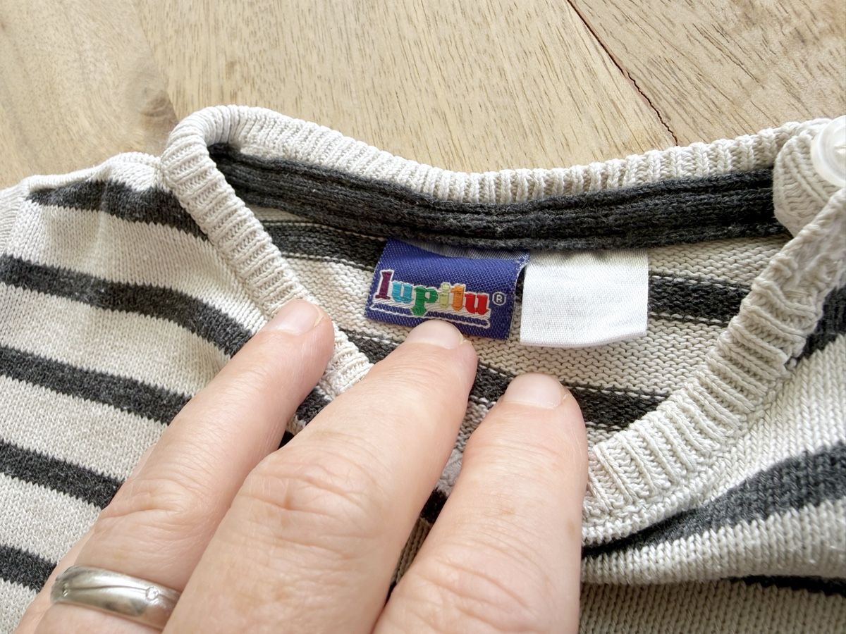 Lupilu Vestiti & Gonne: Strickkleid gestreift Gr. 74/80 – Usato da Eggenwil venduto da Lissi82 2