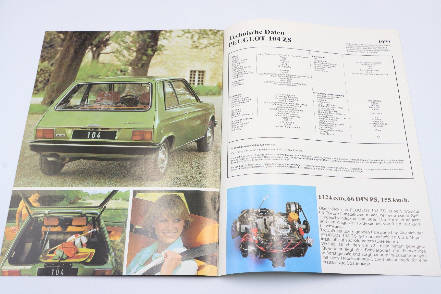 Peugeot Documenti: Peugeot 104 1977 Prospekt – Usato da Bühl b.Aarberg venduto da Collectorpassions 4