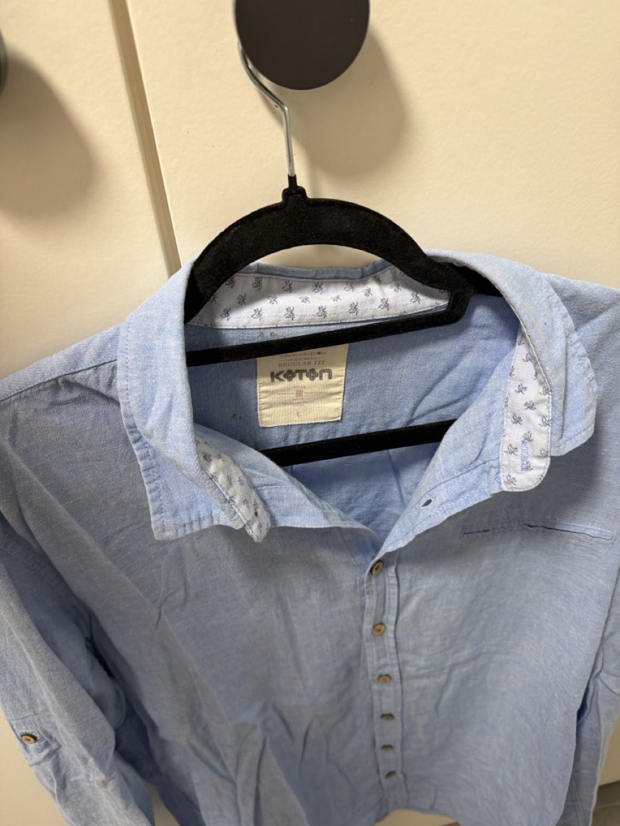 Camicie: Herren Hemd hellblau Grösse L – Usato da Oberglatt ZH venduto da eve_6nj8 2